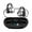 Black-A, variant on LSLJS Open Ear Wireless Earbuds, Bluetooth 5.3 Bone Conduction Headphones with Mirror Digital Charging Case, 360°Air Conduction Stereo Waterproof Sport Headset with Microphone for Gaming Workout