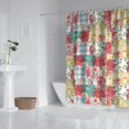 thumbnail image 2 of Pioneer Flower Floral Print Pattern Shower Curtain 72"x84" ,Bathroom Decorative Shower Curtains Set with 12 Hooks,Modern Waterproof Washable Shower Curtain, 2 of 6