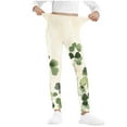 thumbnail image 2 of Children Girls Boys St. Patrick's Printed Legging Pants Children Kids Thin Wearing Long Sports Pants, 2 of 5