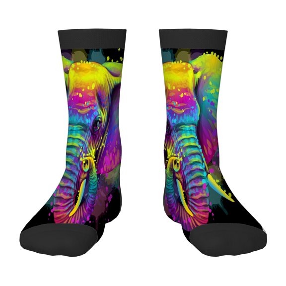 Funny Socks for Boys Girls Fire In The Forest Flames Novelty Children's Gifts For Sports Fans, Golfing, Pickleball, Weight Lifting, Racing and More