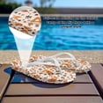 thumbnail image 4 of POLERO Corgi Shower Flip Flops Women Sturdy and Cozy Toe Strap Non Slip Womens Sandals Comfortable, 4 of 7
