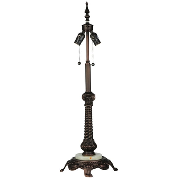 Meyda Tiffany - 19870 - Table Base Hardware - Rope - Mahogany Bronze
