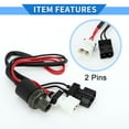 thumbnail image 3 of Sensor de interruptor de presión de A/C Unique Bargains para BMW 525I 2.5L 1989-1995 No.64531390070 Metal 1 Pc, 3 of 5