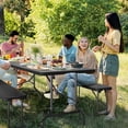 thumbnail image 4 of VINGLI Foldable Camping Table, Black, 4 of 17