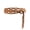 Umber, variant on Women's Boho Belt Beaded Braided Vintage Medium Casual Summer Fabric Belt Braided Belt Fashion Round Green Small-Large