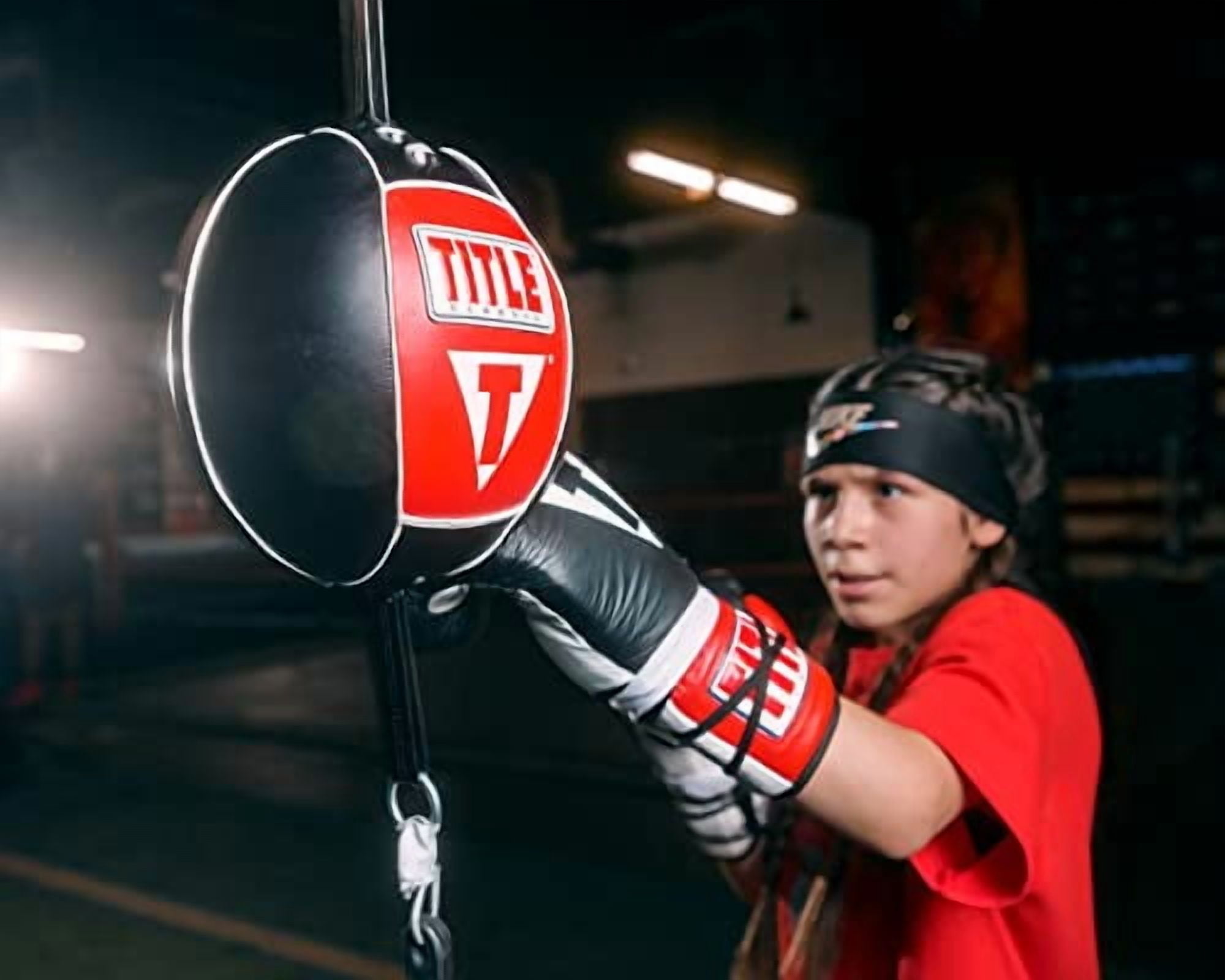 Sac Double Extrémité Boxe Cuir Ringside Entraînement Réflexes Sac De Boxe Double Extrémité Ringside - Cuir 12,7 Cm, Idéal Pour Entraînement Et Réflexes Cuir Renforcé Ringside