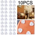 thumbnail image 5 of 4 Poleas Giratorias Adhesivas Sin Ruido para Contenedores Cajas Almacenamiento Muebles (B) Color Blanco, 5 of 5