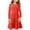 Red2, variant on lmcalzta Girls Long Sleeve Dress Crewneck Basic Lightweight Dress Fall Winter Causal Comfy Kids Solid Color Dress