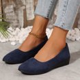 thumbnail image 4 of Tao Tao Women's Flats Shoes Round Toe Flats Black Flats Shoes Women Ballet Flats for Women Dressy Shoes Nude Flats Navy 37, 4 of 9
