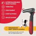 thumbnail image 4 of Dog Grooming Tool KONG 4-in-1 Interchangeable Heads, 4 of 9