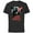 Black, variant on Star Wars Darth Vader with Lightsaber Block Print Style - Short Sleeve Cotton T-Shirt for Adults - Customized-Black