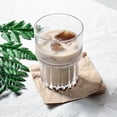 thumbnail image 2 of Kitchen Water Glass Textured Stackable Beverage Drinking Glass Cup for Soda Juice Milk Coke Beer Spirits, 2 of 6