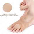 thumbnail image 4 of Breathable Fabric Adjustable Toe Corrector Spacer Separator Sports Running Mesh Socks Thumb Valgus Corrector Foot Care, 4 of 6