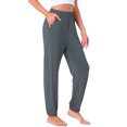 thumbnail image 4 of INSPIRE CHIC Women's Pajama Pants Soft Comfy Pj Pants Lounge Pants Sleepwear with Pocket XL Green, 4 of 5