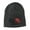 Grey, variant on Trick or Treat Jack o Lantern Embroidered Short Beanie - Royal OSFM