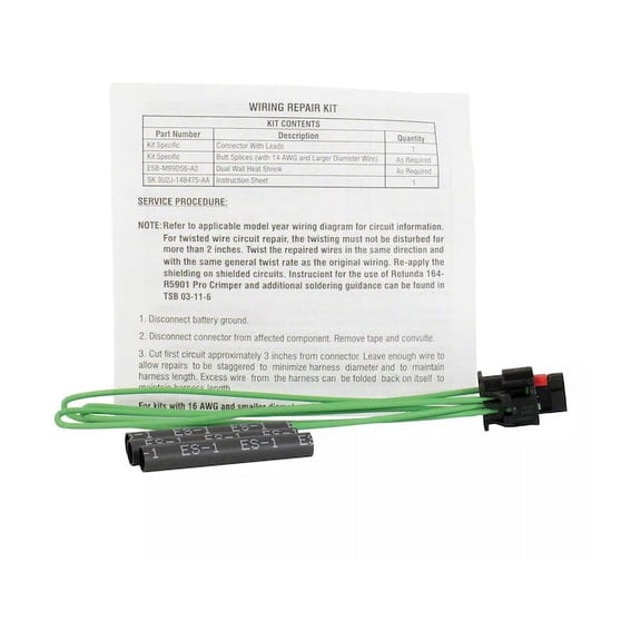 Front Parking Aid Sensor Connector - Compatible with 2013 Ford Escape