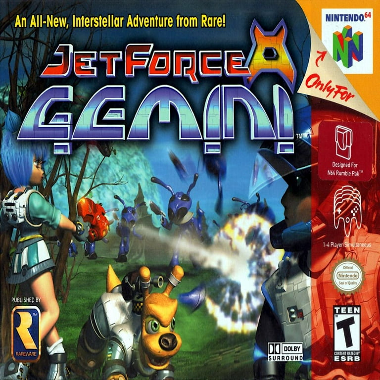【代引き不可】 Jet Force Walmart.com - Version Game,US N64 Gemini アクション