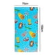 thumbnail image 2 of Toalla de playa con patrón de pequeño sol para niños y adultos, manta de playa súper absorbente y de secado rápido de 70x150cm, 2 of 5