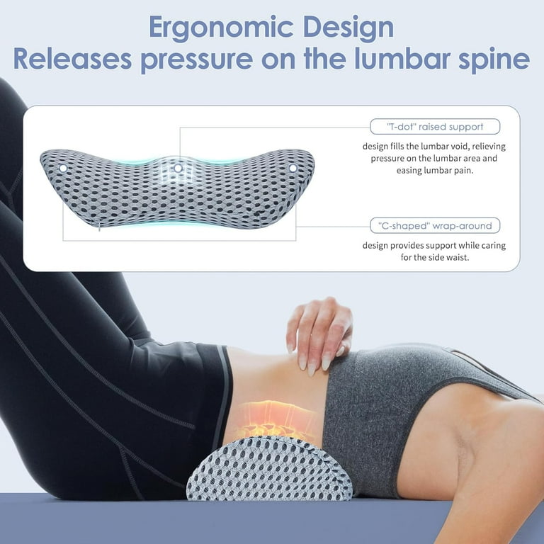Emlimny Lumbar Support Pillow With High-Density Memory Foam photo 2