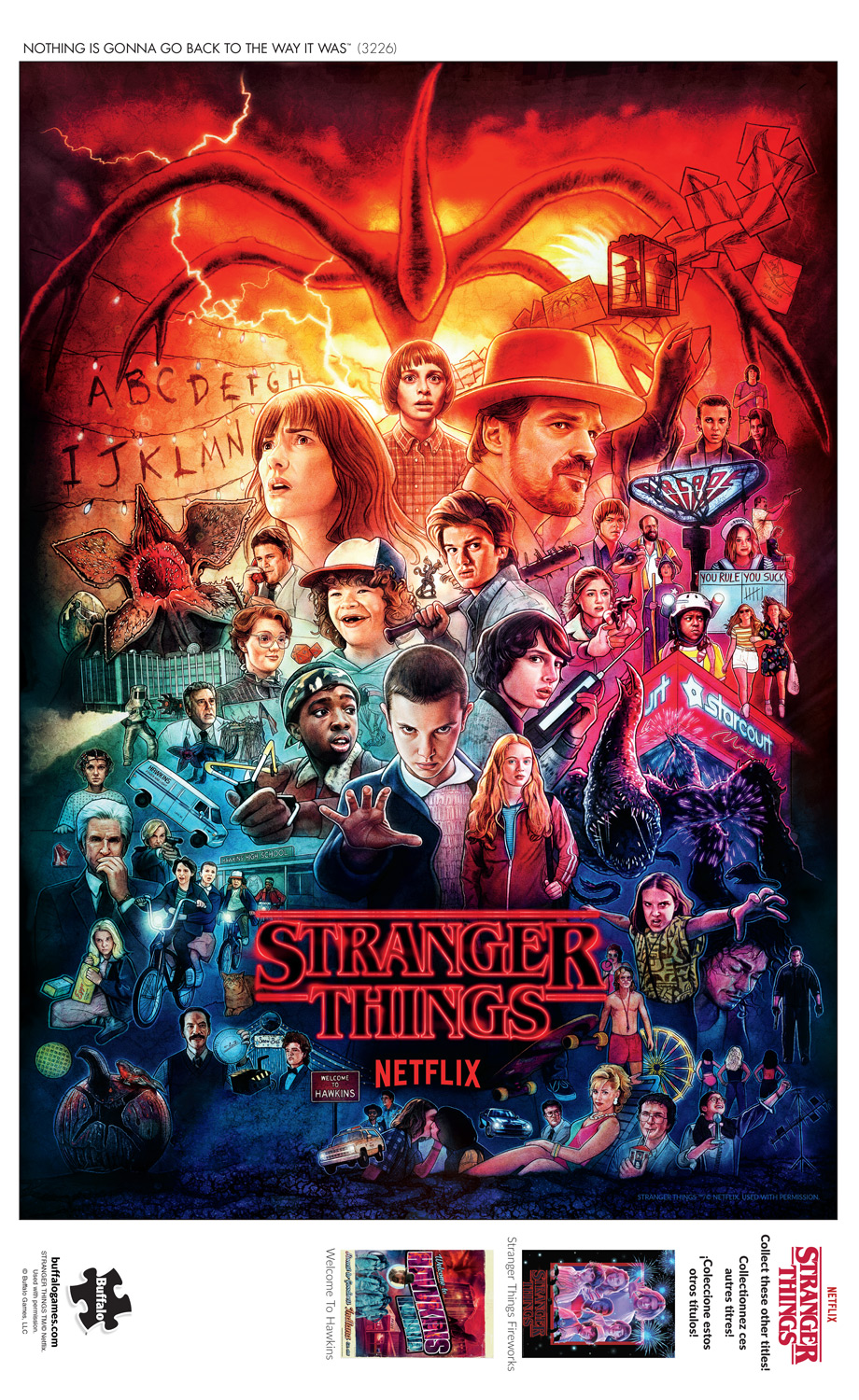 Buffalo Games 500-Piece Stranger Things Nothing Is Gonna Go Back Jigsaw Puzzle