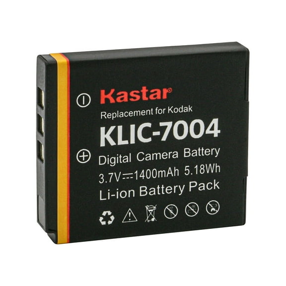 Kastar 1-Pack Battery Replacement for Kodak KLIC-7004 K7004 Battery, Kodak K7700 Charger, PLAYSPORT, PLAYTOUCH, PlayFull Dual, Zi8, Zi10, Zi12, Zx3, EasyShare V1273 Cameras