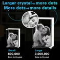 thumbnail image 2 of AISENIN Personalized Photo Gift 3D Engraved Crystal Keepsake Gift Decor Collectible Souvenir Dogs Or Cats Personalized Photo Frame, 2 of 5