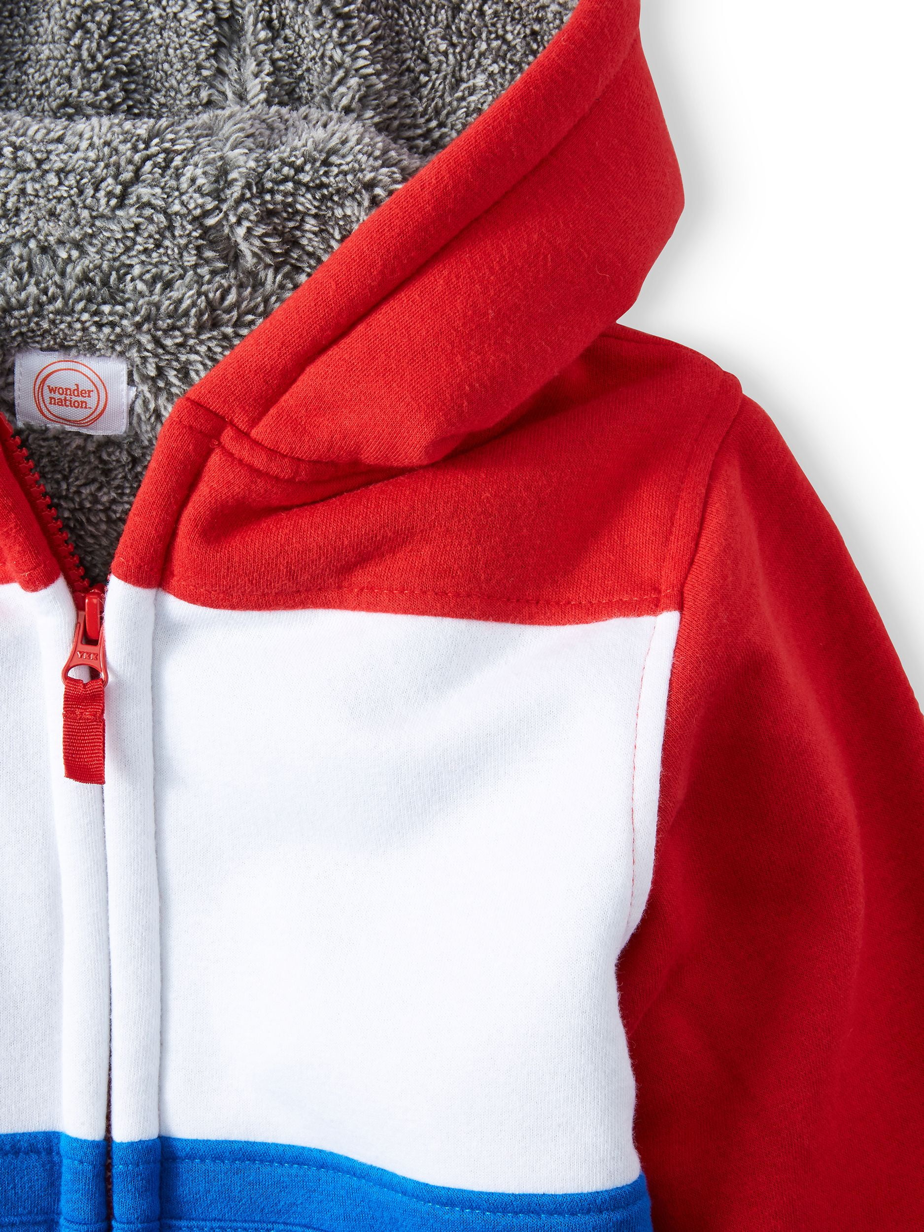 wonder nation sherpa hoodie