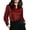 Wine(Womens Tops), variant on Long Sleeve Blouses for Women Elegant Satin Classic Notch Collar Button Down Shirt Notch Collar for Business