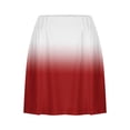 thumbnail image 4 of Skirt for Women Mini Skater Skirts Versatile A-line Basic Stretchy Flared Casual Pleated Skirt Women's Ruched High Waist Knee Length Jersey A-Line Stretchy Flared Casual Skirt, 4 of 4