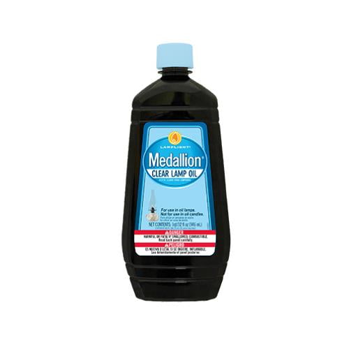 Lamplight Farms 60005 Original Medallion Lamp Oil, Clear, Unscented, 32-oz.