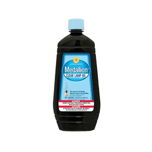 Lamplight Farms 60005 Original Medallion Lamp Oil, Clear, Unscented, 32-oz.