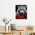 thumbnail image 2 of Nawypu Red Rose and Leopard Canvas Wall Art Honorable and Confident Leopard and Red Rose Stretched and Framed Ready to Hang for Living Room Bedroom Home Office Wall Decor Artwork, 2 of 4