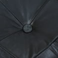 thumbnail image 5 of BBH Homes Black Leather Pouf Ottoman Handmade Buffalo Fiber Fill Model BBBACPF0025, 5 of 8