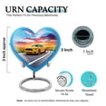 thumbnail image 2 of SABURIAL Car Mini Burial Urn for Mom & Dad - Keepsake Urns for Human Ashes Adult Women - Small Cremation Urns for Human Ashes Adult Man - Decorative Funeral Urn - 3 Inch, 2 of 7