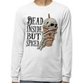 thumbnail image 2 of Dead Inside but Spiced Long Sleeve Shirt Unisex Medium White, 2 of 5