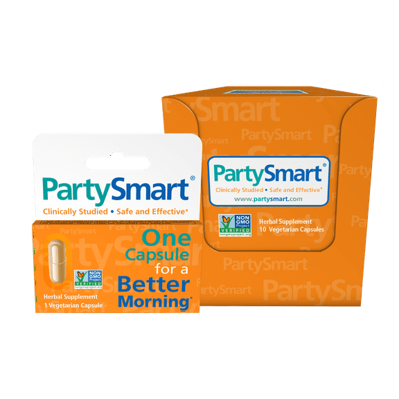 Himalaya PartySmart, One Capsule for a Better Morning after Drinking, Liver Support, 10 Capsules