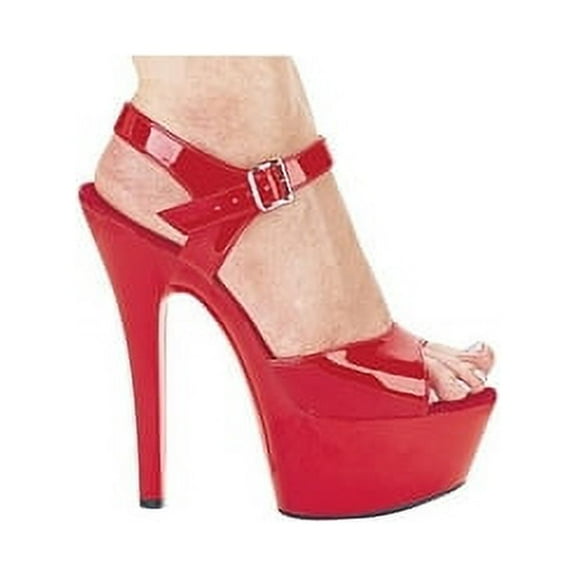 Ellie Shoes 6" Heel Sandal 601-Juliet Black,Red,White