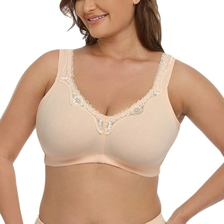 

Ladies Plus Size Bra Full Firm Support Non Wired Non Padded Bra