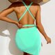 thumbnail image 4 of Gibobby Trajes de Baño para Mujer Traje de baño de una pieza sin mangas 2022, traje de baño para niña(Verde,CH), 4 of 5