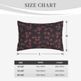thumbnail image 4 of Cauagu Red Hearts Print Pillow Covers with Envelope Closure,1PC Pillow Cases Decorative Pillow Case for Bed & Couch, Pillows Not Included-16"x24", 4 of 6