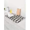 thumbnail image 6 of FloorPops Checker Black Stone Quick Drying Mat, 6 of 7