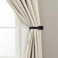 thumbnail image 4 of Elegantes alzapaños metálicos para cortinas, 2 unidades, para colgar en la pared, con tornillos, para decoración del hogar y la oficina., 4 of 5