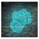thumbnail image 1 of Letrero De Neón LED Con Forma Cámara Para Pared, Ideal Para Estudio Fotográfico, Decoración Creativa, Dormitorio, Sala Juegos, 19.6918.23in/5046.3cm, 1 of 6