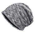 thumbnail image 1 of Sombreros de moda para mujer, de color liso, a rayas, de invierno, de punto, con diadema, gorro de punto para mujer, 1 of 2
