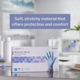 thumbnail image 2 of McKesson Confiderm 3.8 Nitrile Exam Gloves, Blue Medical Gloves - Size Large, 100 Count, 10 Boxes, 1000 Total, 2 of 10