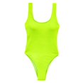 thumbnail image 3 of Trajes de baño de  para mujer Traje de baño sin espalda sin mangas para mujer Amarillo fluorescente Zulema  Traje de baño, 3 of 5