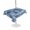 Navy Blue, variant on Outdoor Tablecloth with Umbrella Hole for Patio/Picnic/Party/Camping, Turquoise Coastal Waterproof Table Cloth Rectangle Table Cover Washable, Nautical Coral Starfish Shell Octopus Sea (54"x 80")