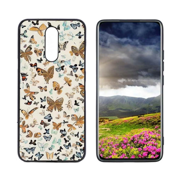 Compatible with Harmony 3 Phone Case, Butterfly 80 Case Men Women, Flexible Silicone Shockproof Case for Harmony 3