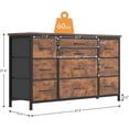 thumbnail image 3 of 10-cajón mesa de TV con built-in sockets: a functional home entertainment cómoda para sala de estar, suitable para tvs up to 55 pulgadas, 3 of 7