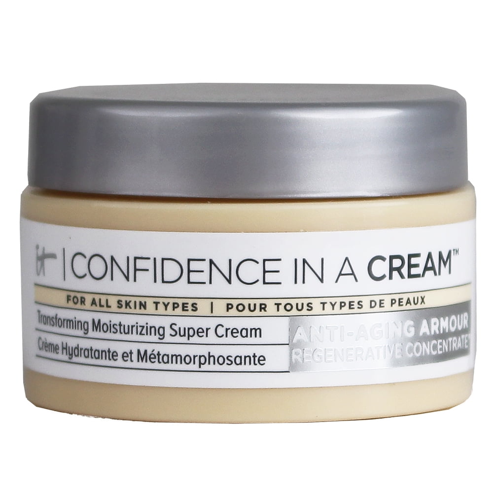it Cosmetics Confidence in a Cream AntiAging Hydrating Moisturizer, Travel Size 0.5oz/15ml